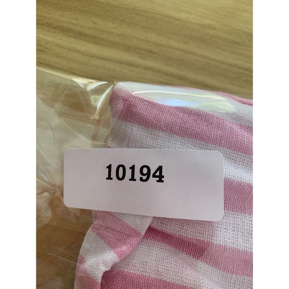 Old Navy Shorts Womens Medium Pink White Striped Linen Blend Pull On Boho - Picture 9 of 9